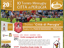 Tablet Screenshot of mini.rugbyperugia.it